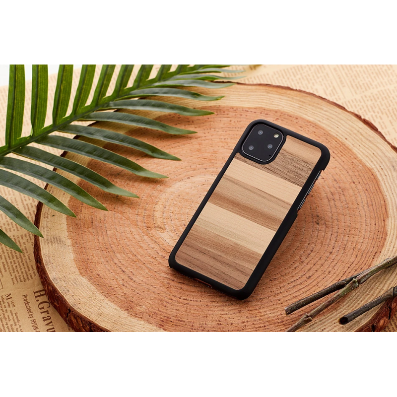 MAN&WOOD SmartPhone case iPhone 11 Pro Max sabbia black