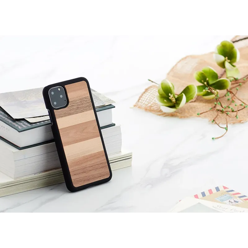 MAN&WOOD SmartPhone case iPhone 11 Pro Max sabbia black