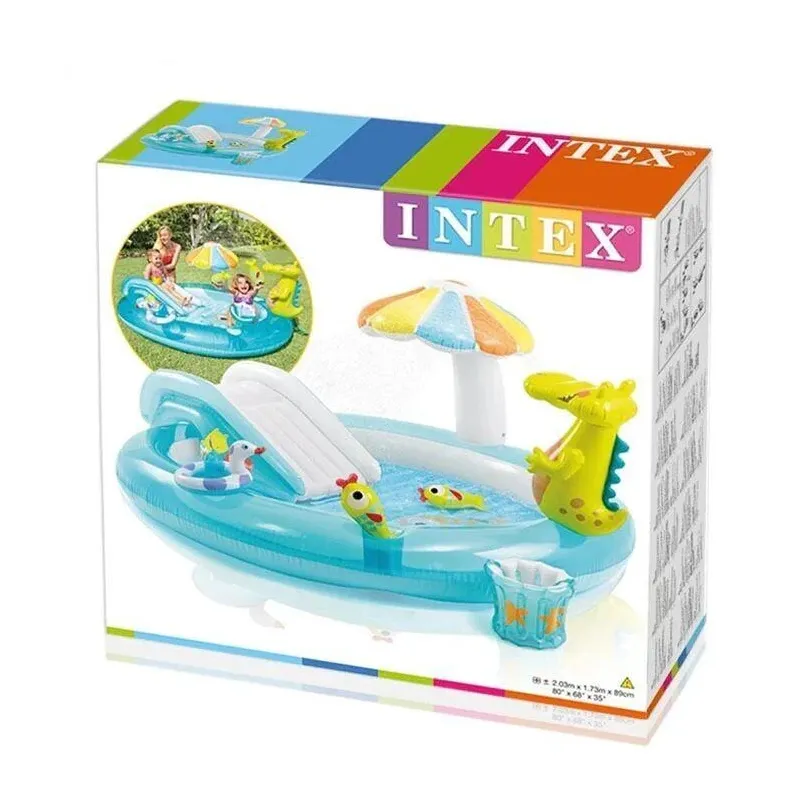 Baseins, bērnu Intex Baby Pool 57165NP, daudzkrāsaina, 201 x 170 cm