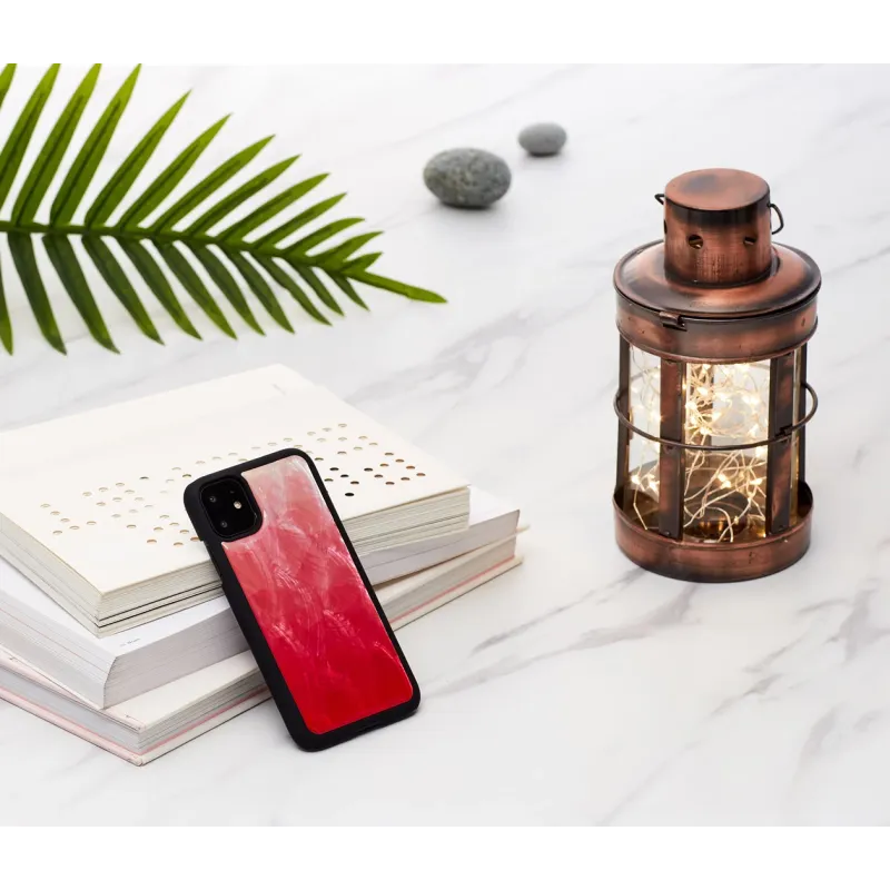 iKins SmartPhone case iPhone 11 pink lake black