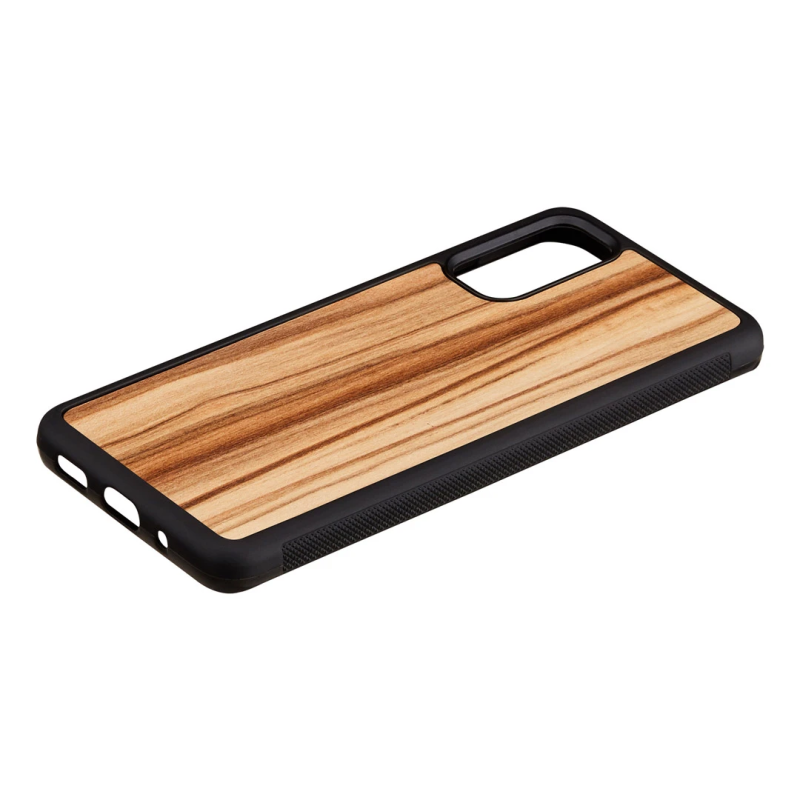 MAN&WOOD case for Galaxy S20 cappuccino black