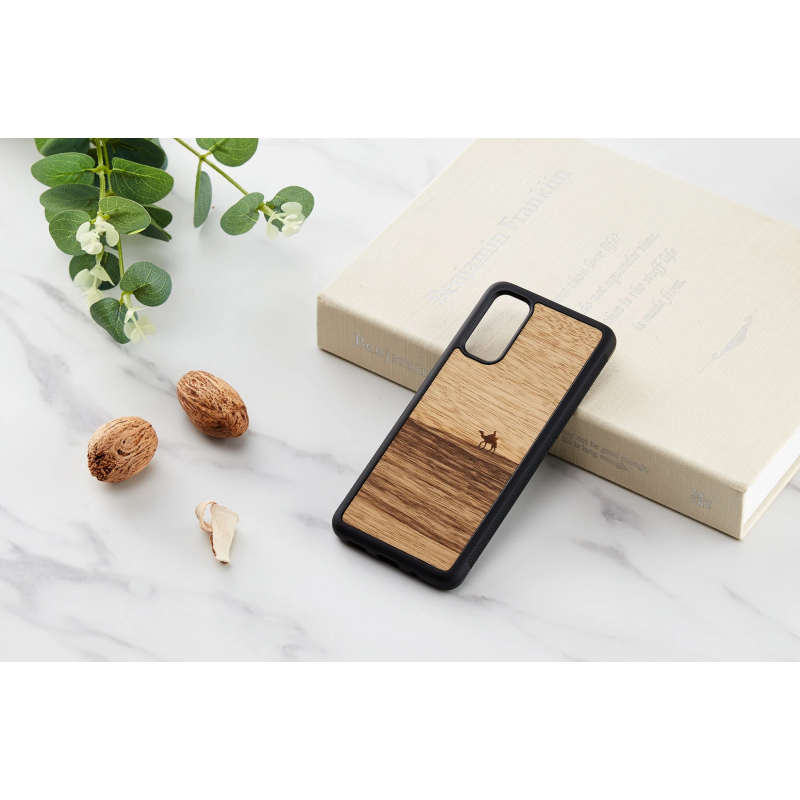 MAN&WOOD case for Galaxy S20 terra black