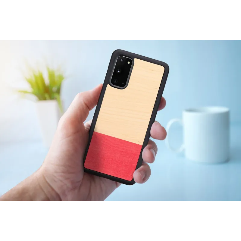MAN&WOOD case for Galaxy S20 miss match black