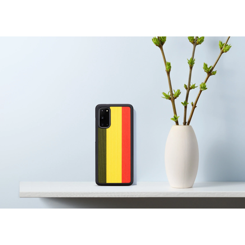 MAN&WOOD case for Galaxy S20 reggae black
