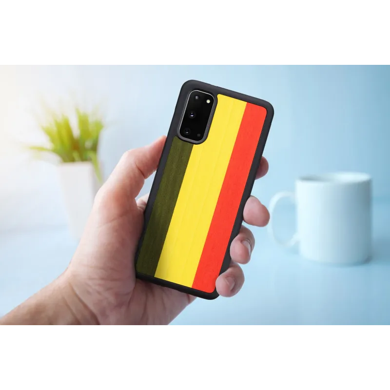 MAN&WOOD case for Galaxy S20 reggae black