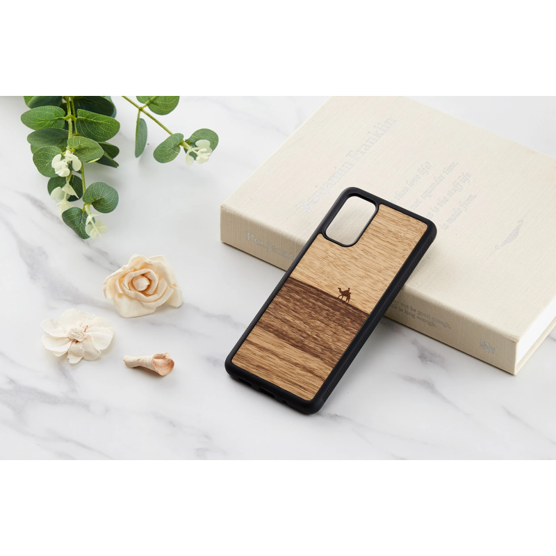 MAN&WOOD case for Galaxy S20+ terra black