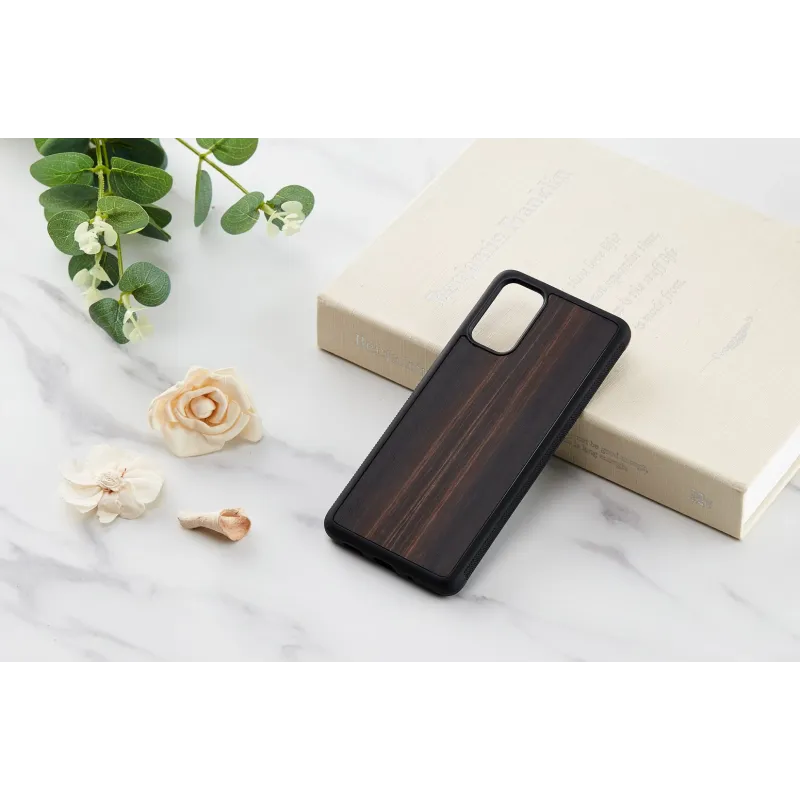 MAN&WOOD case for Galaxy S20+ ebony black