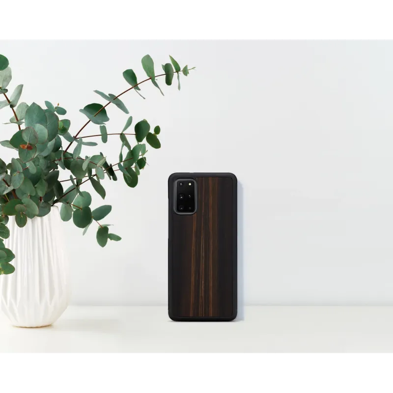 MAN&WOOD case for Galaxy S20+ ebony black