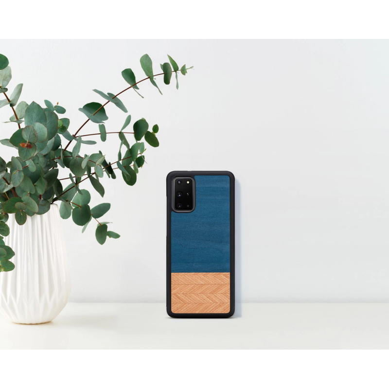 MAN&WOOD case for Galaxy S20+ denim black