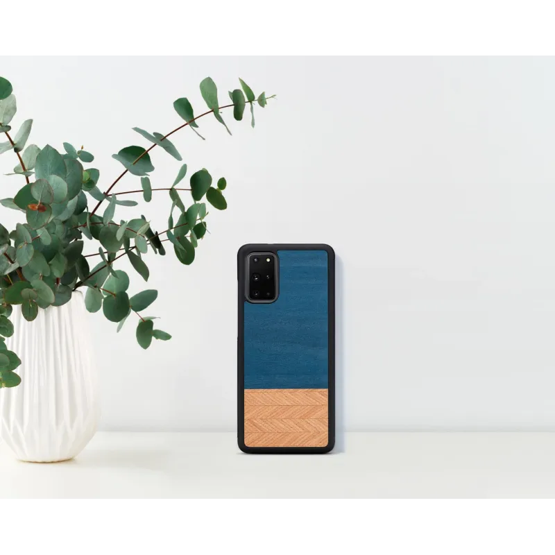 MAN&WOOD case for Galaxy S20+ denim black