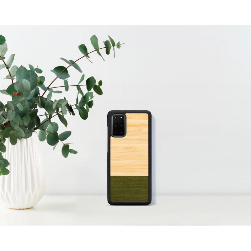 MAN&WOOD case for Galaxy S20+ bamboo forest black