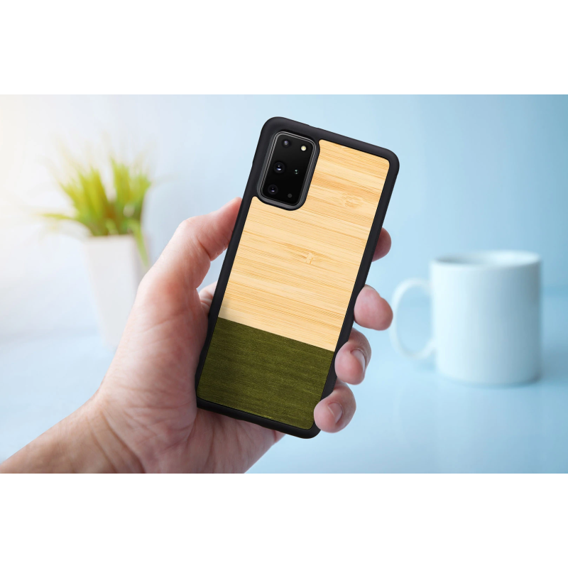 MAN&WOOD case for Galaxy S20+ bamboo forest black