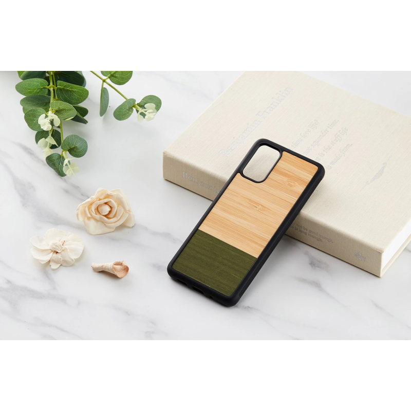 MAN&WOOD case for Galaxy S20+ bamboo forest black