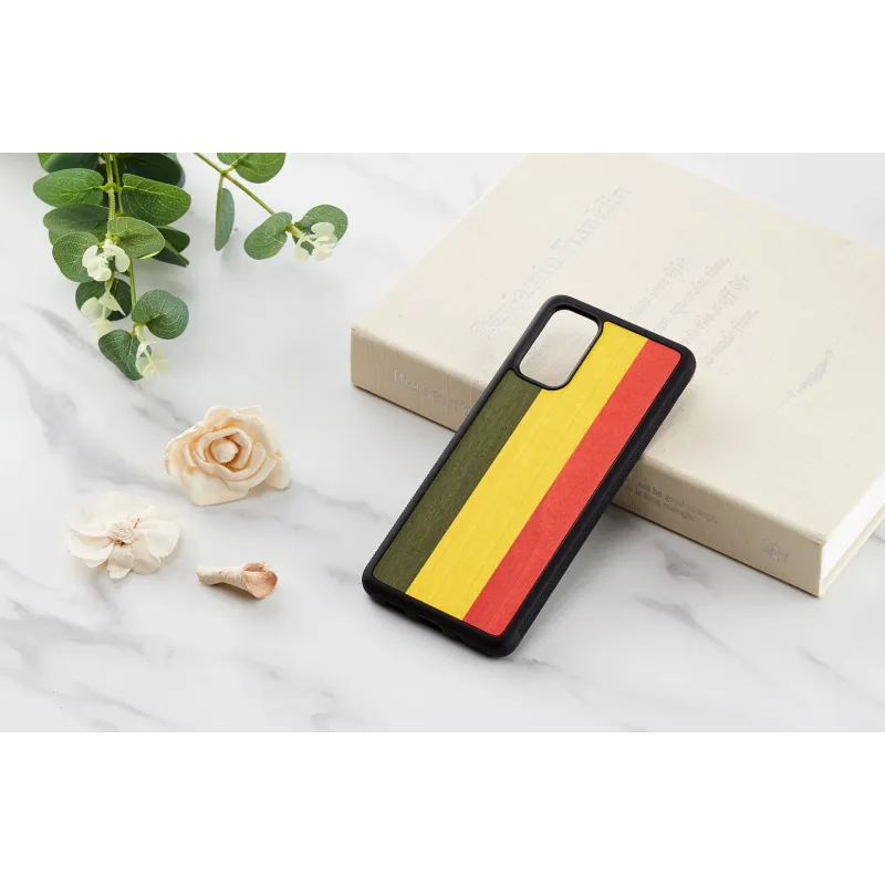 MAN&WOOD case for Galaxy S20+ reggae black