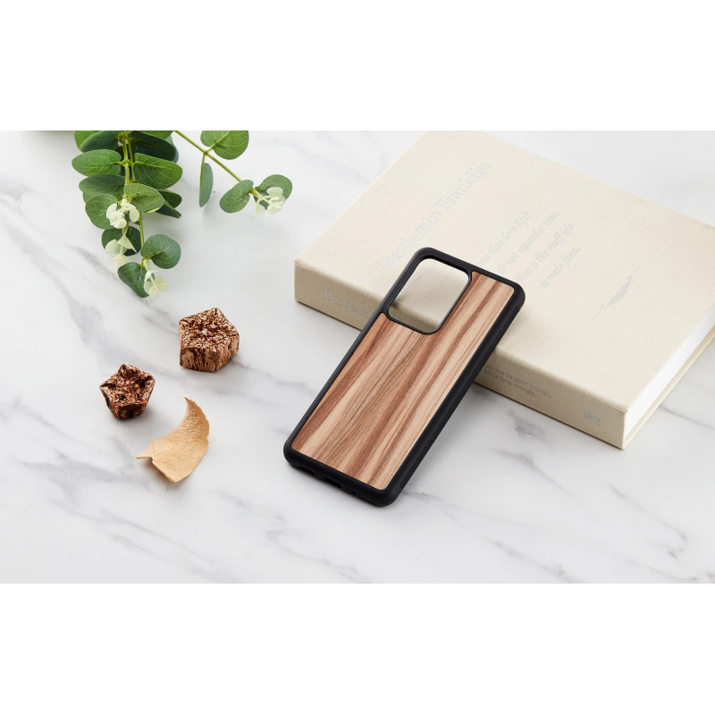 MAN&WOOD case for Galaxy S20 Ultra cappuccino black