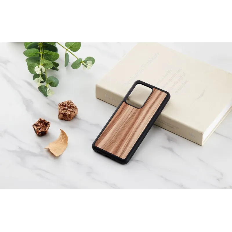 MAN&WOOD case for Galaxy S20 Ultra cappuccino black