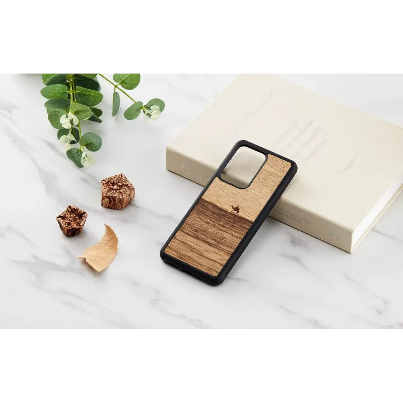 MAN&WOOD case for Galaxy S20 Ultra terra black