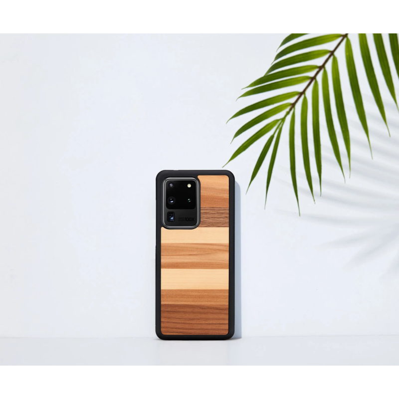 MAN&WOOD case for Galaxy S20 Ultra sabbia black