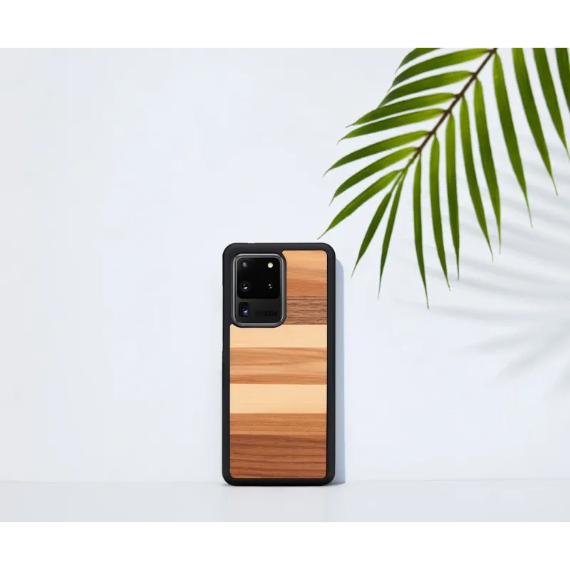 MAN&WOOD case for Galaxy S20 Ultra sabbia black