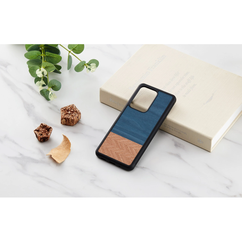 MAN&WOOD case for Galaxy S20 Ultra denim black