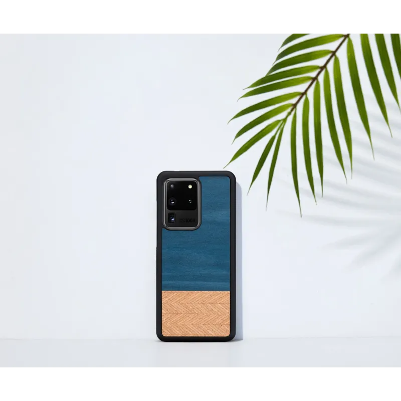 MAN&WOOD case for Galaxy S20 Ultra denim black