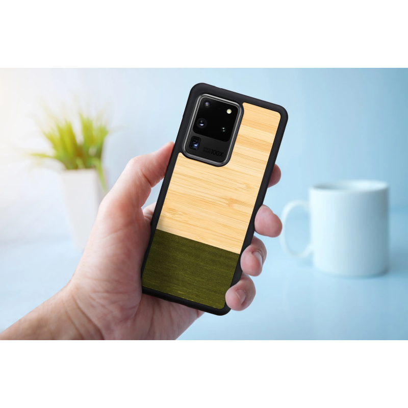 MAN&WOOD case for Galaxy S20 Ultra bamboo forest black