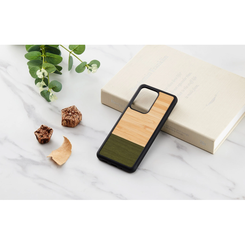 MAN&WOOD case for Galaxy S20 Ultra bamboo forest black