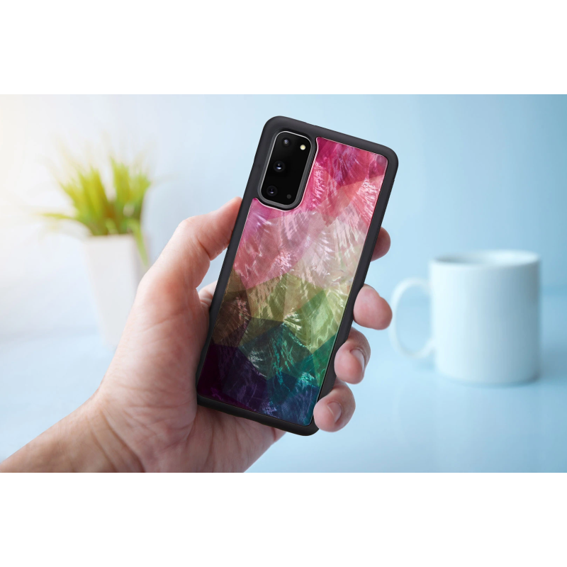 iKins case for Samsung Galaxy S20 water flower black