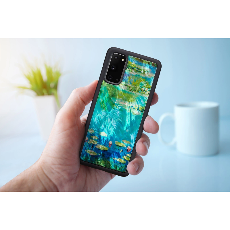 iKins case for Samsung Galaxy S20 water lilies black
