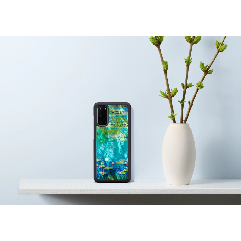 iKins case for Samsung Galaxy S20 water lilies black
