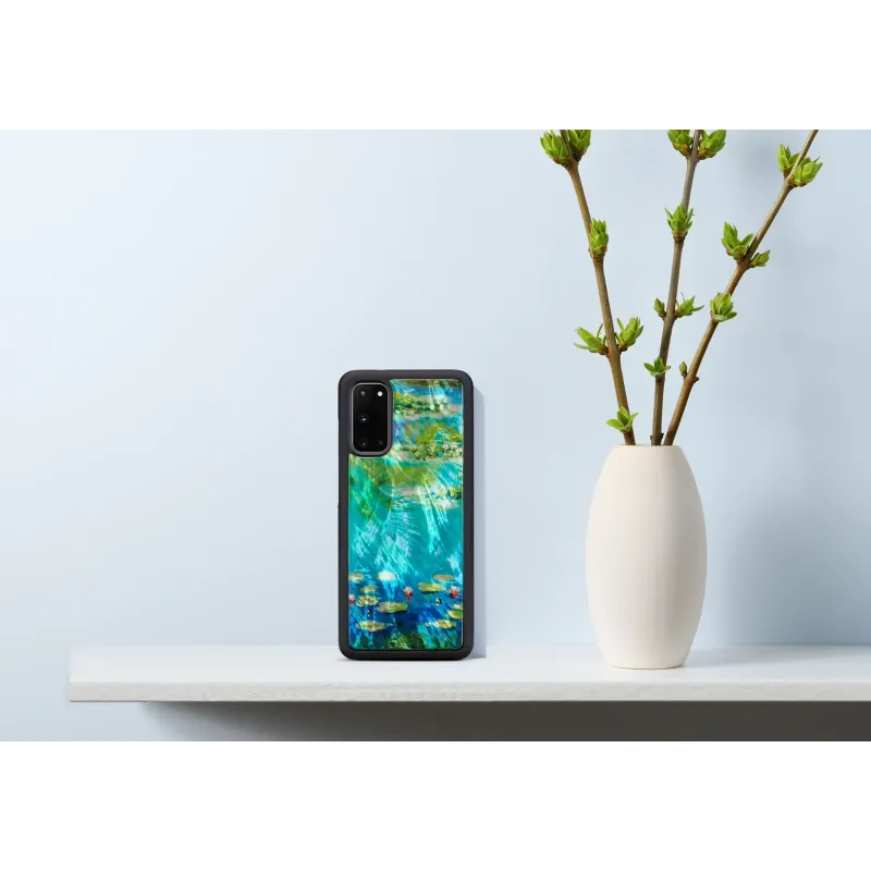 iKins case for Samsung Galaxy S20 water lilies black