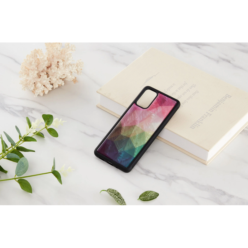 iKins case for Samsung Galaxy S20+ water flower black