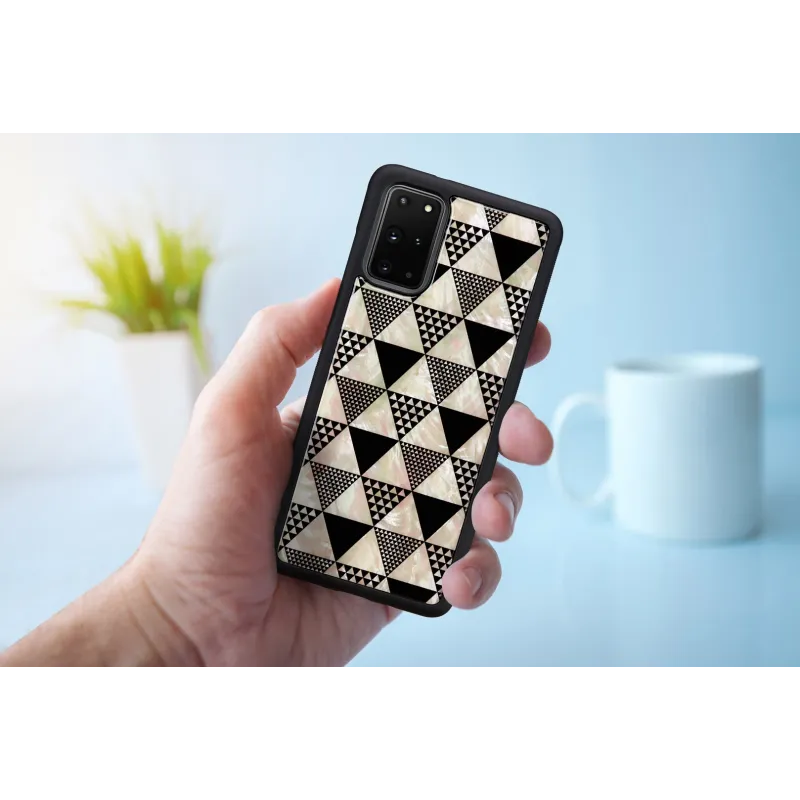 iKins case for Samsung Galaxy S20+ pyramid black