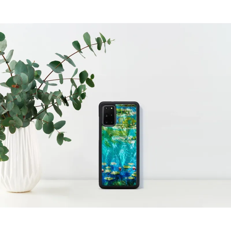 iKins case for Samsung Galaxy S20+ water lilies black