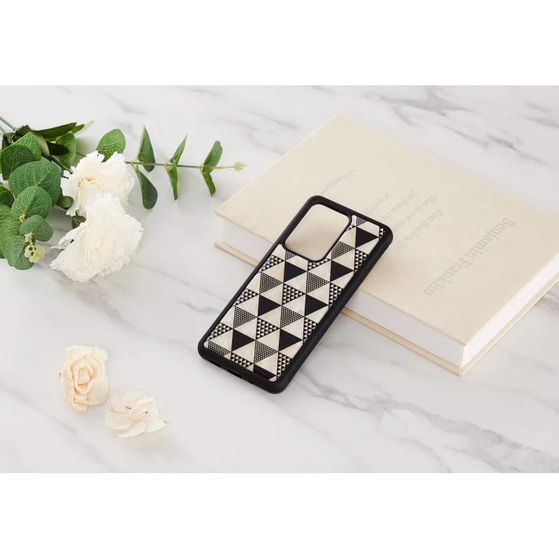 iKins case for Samsung Galaxy S20 Ultra pyramid black