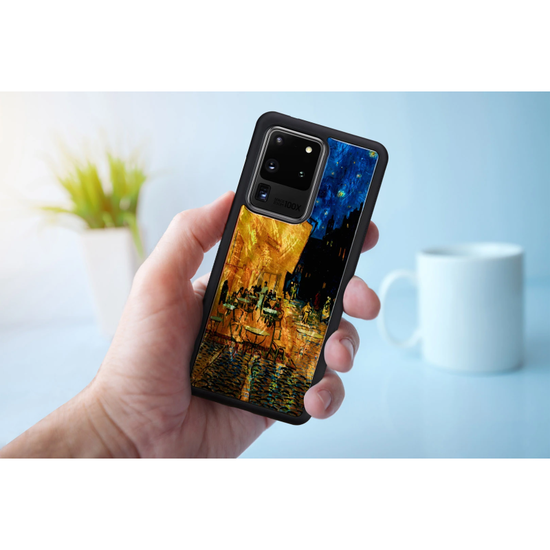 iKins case for Samsung Galaxy S20 Ultra cafe terrace black