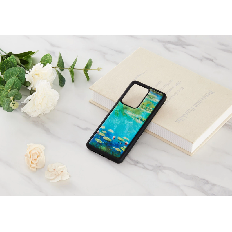 iKins case for Samsung Galaxy S20 Ultra water lilies black