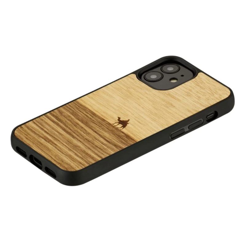 MAN&WOOD case for iPhone 12 mini terra black