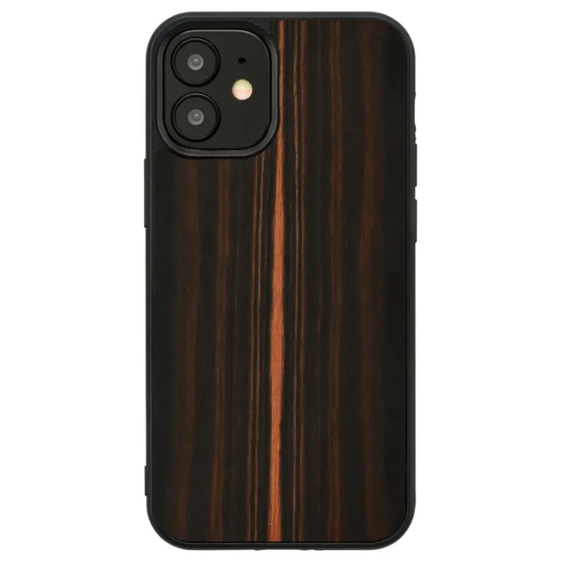 MAN&WOOD case for iPhone 12 mini ebony black