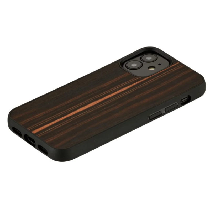 MAN&WOOD case for iPhone 12 mini ebony black