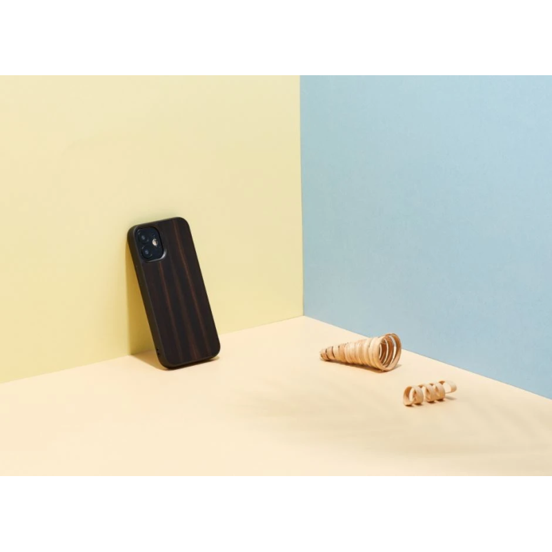 MAN&WOOD case for iPhone 12 mini ebony black