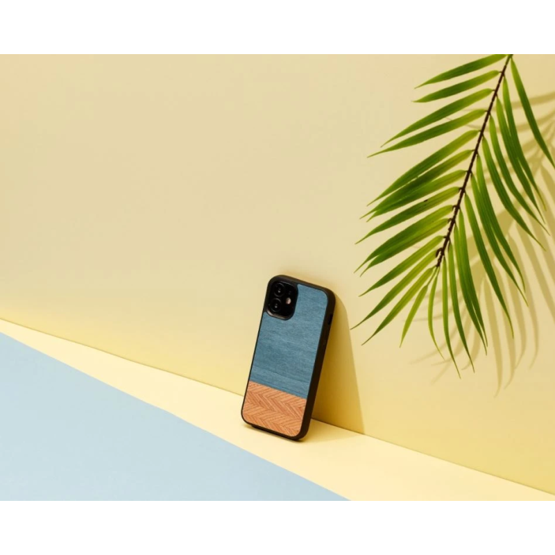 MAN&WOOD case for iPhone 12 mini denim black
