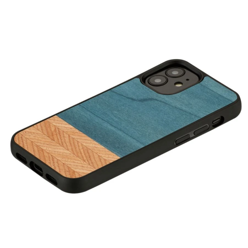 MAN&WOOD case for iPhone 12 mini denim black