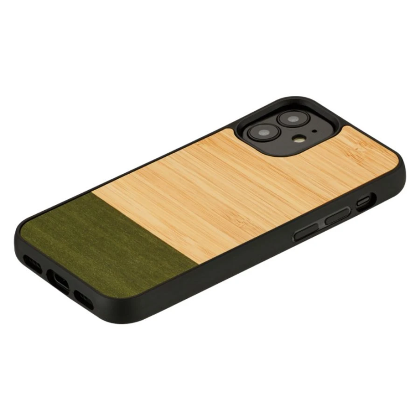 MAN&WOOD case for iPhone 12 mini bamboo forest black