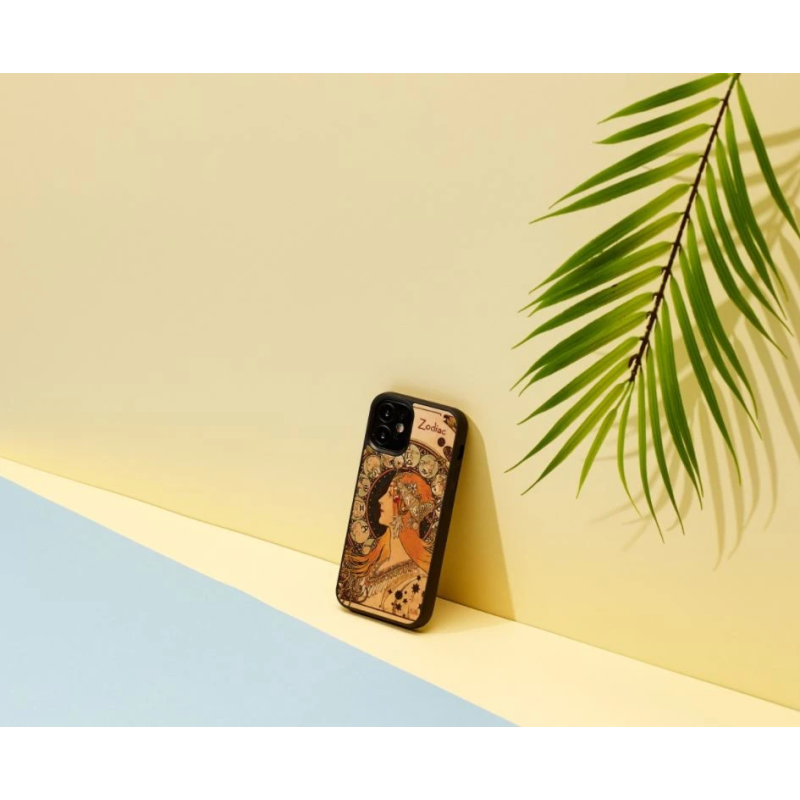 MAN&WOOD case for iPhone 12 mini zodiac black