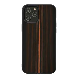 MAN&WOOD case for iPhone 12-12 Pro ebony black