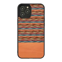 MAN&WOOD case for iPhone 12-12 Pro browny check black