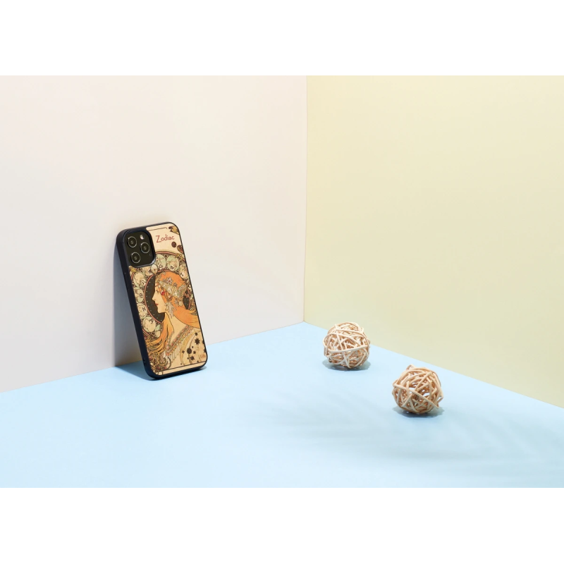 MAN&WOOD case for iPhone 12 Pro Max zodiac black