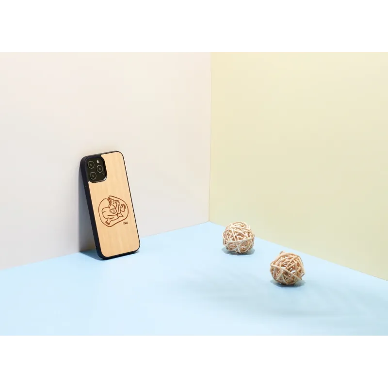 MAN&WOOD case for iPhone 12 Pro Max child with fish