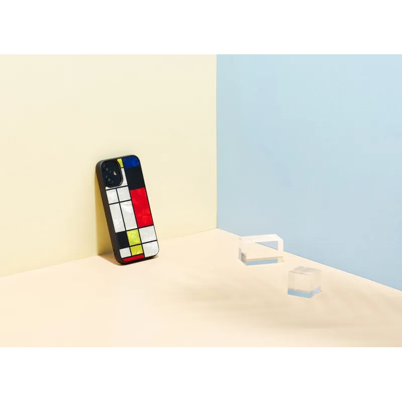 iKins case for Apple iPhone 12 mini mondrian black